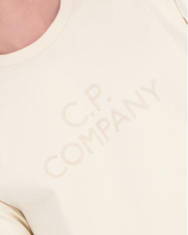 TEE SHIRT CP COMPANY S148 402 Ivoire
