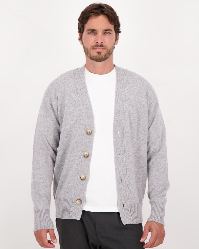 CARDIGAN GRAN SASSO GRIS CLAIR