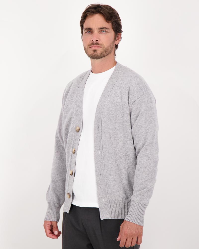 CARDIGAN GRAN SASSO GRIS CLAIR