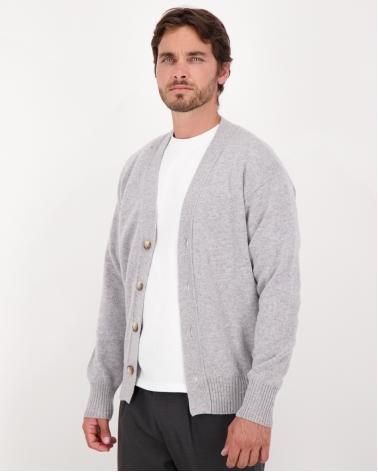 CARDIGAN GRAN SASSO GRIS CLAIR