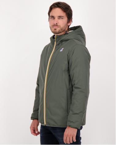 BLOUSON K-WAY LE VRAI 3.0 CLAUDE ORSETTO Green Black