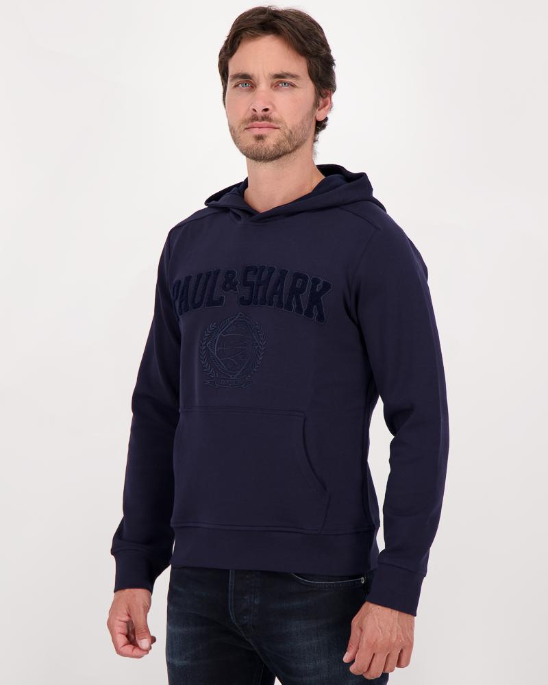 SWEAT HOODED PAUL & SHARK BRODÉ