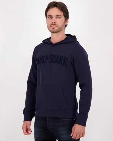 SWEAT HOODED PAUL & SHARK BRODÉ