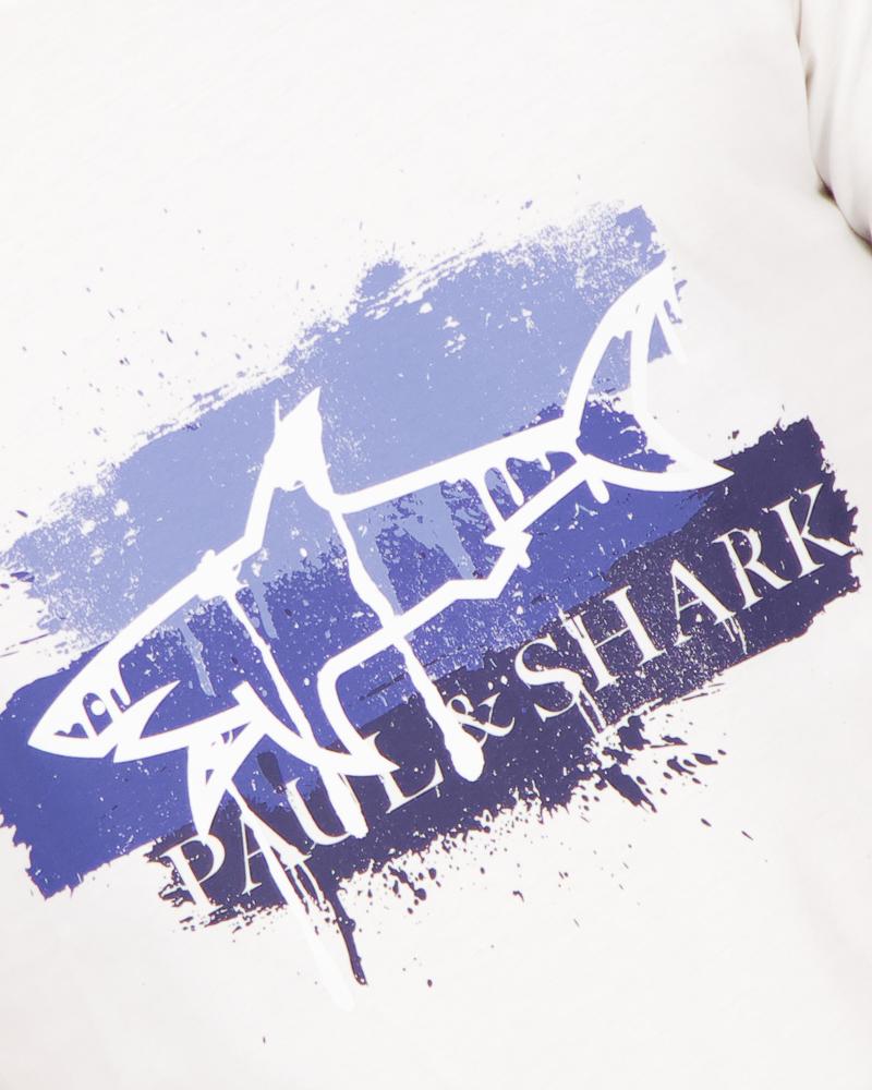 TEE SHIRT PAUL &SHARK BLANC