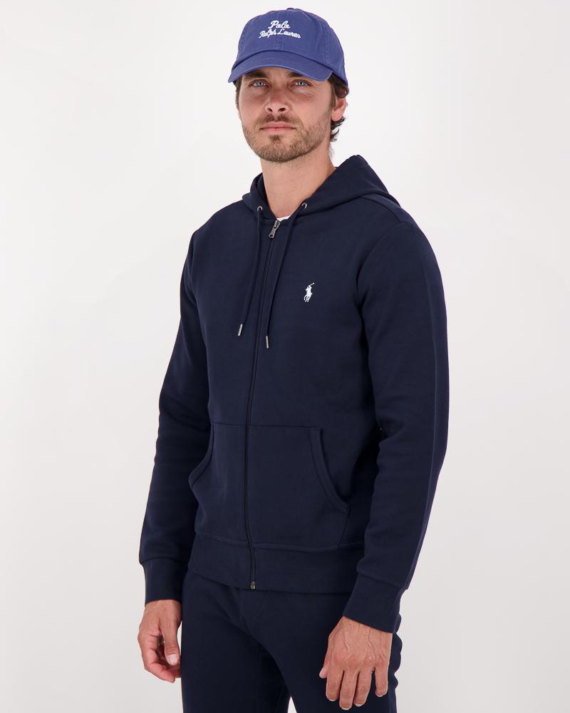 GILET ZIP CAPUCHE RALPH LAUREN MARINE