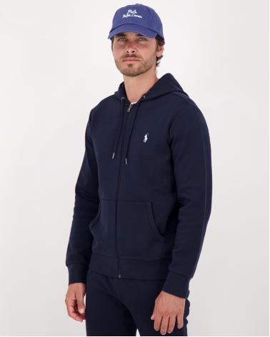 GILET ZIP CAPUCHE RALPH LAUREN MARINE