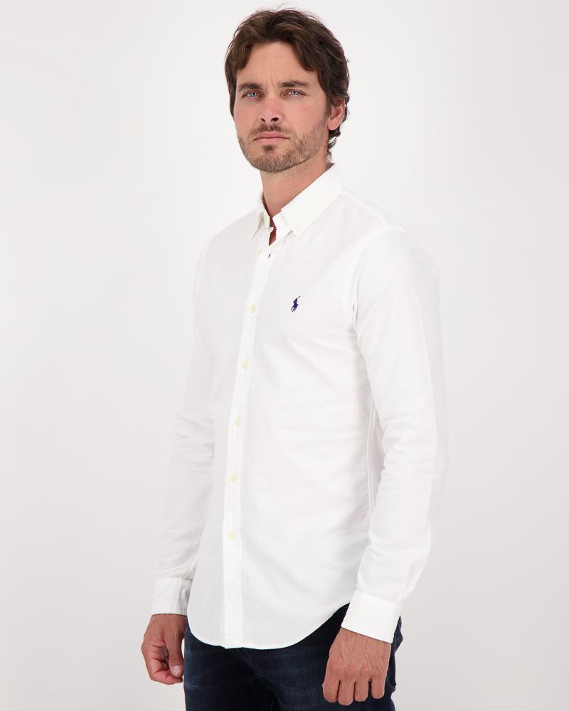 CHEMISE RALPH LAUREN OXFORD BLANC