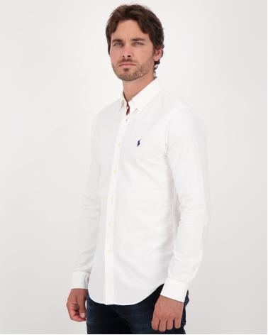 CHEMISE RALPH LAUREN OXFORD BLANC