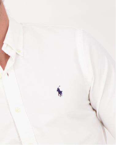 CHEMISE RALPH LAUREN OXFORD BLANC