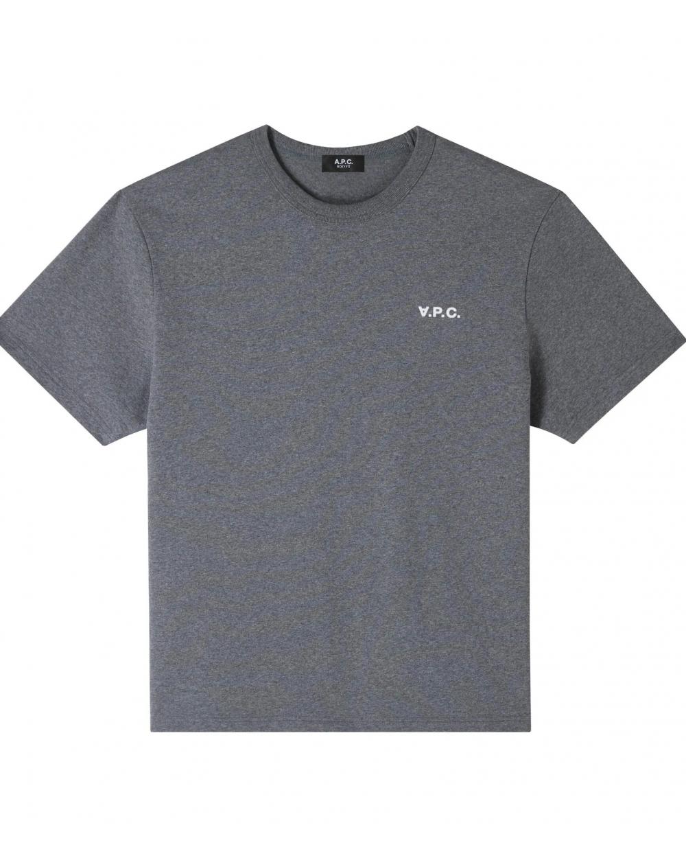 TEE SHIRT A.P.C.BOXY PETIT VPC ANTRACITE