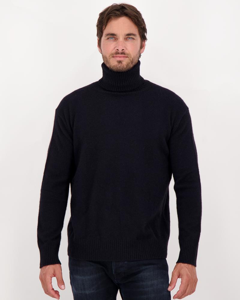 PULL A.P.C. COL ROULE NOIR YACK