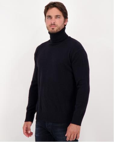 PULL A.P.C. COL ROULE NOIR YACK