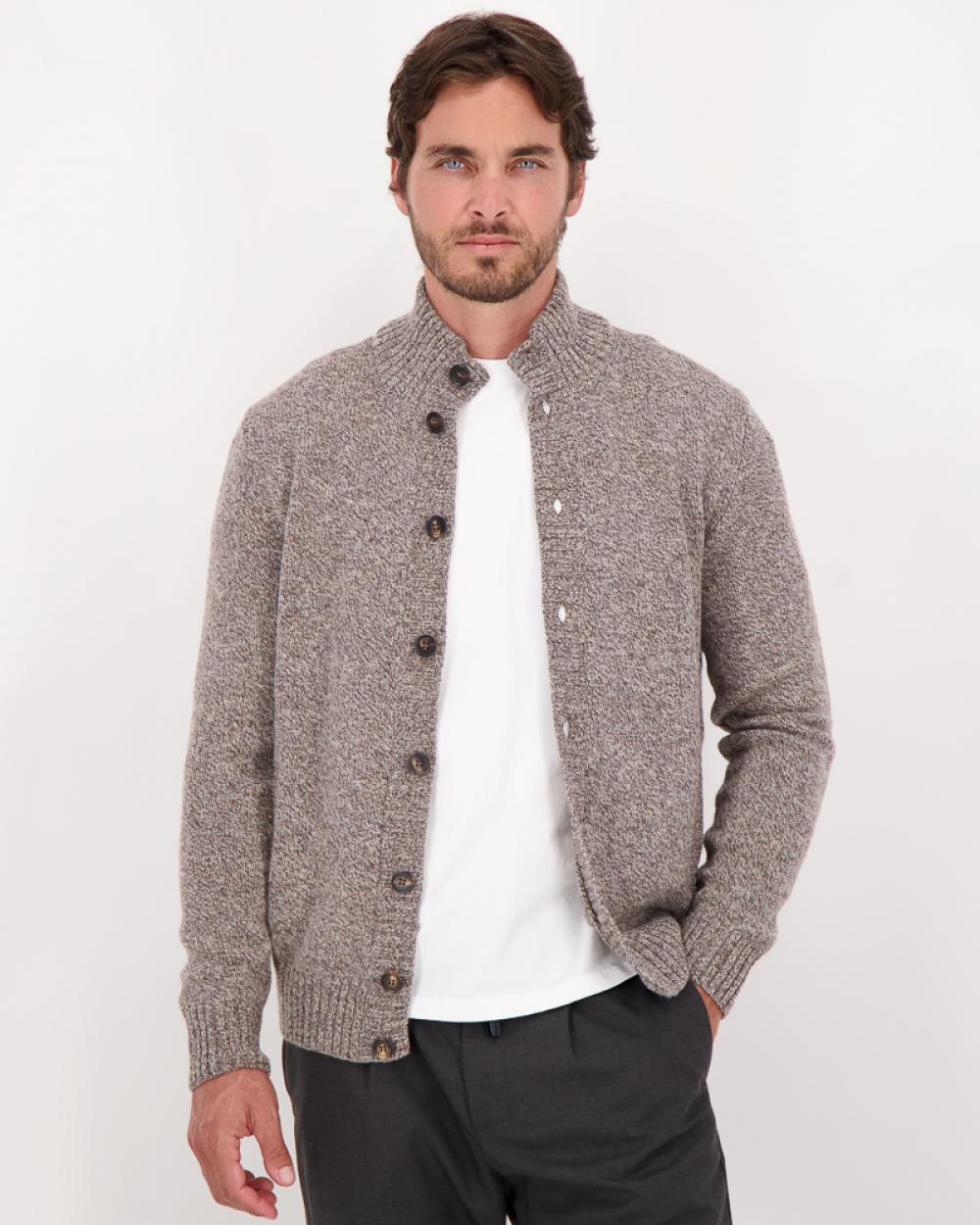 CARDIGAN ZANONE CHINE BEIGE