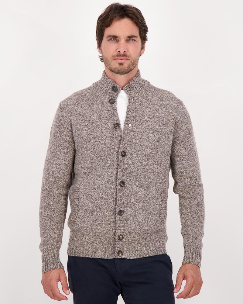 CARDIGAN ZANONE CHINE BEIGE