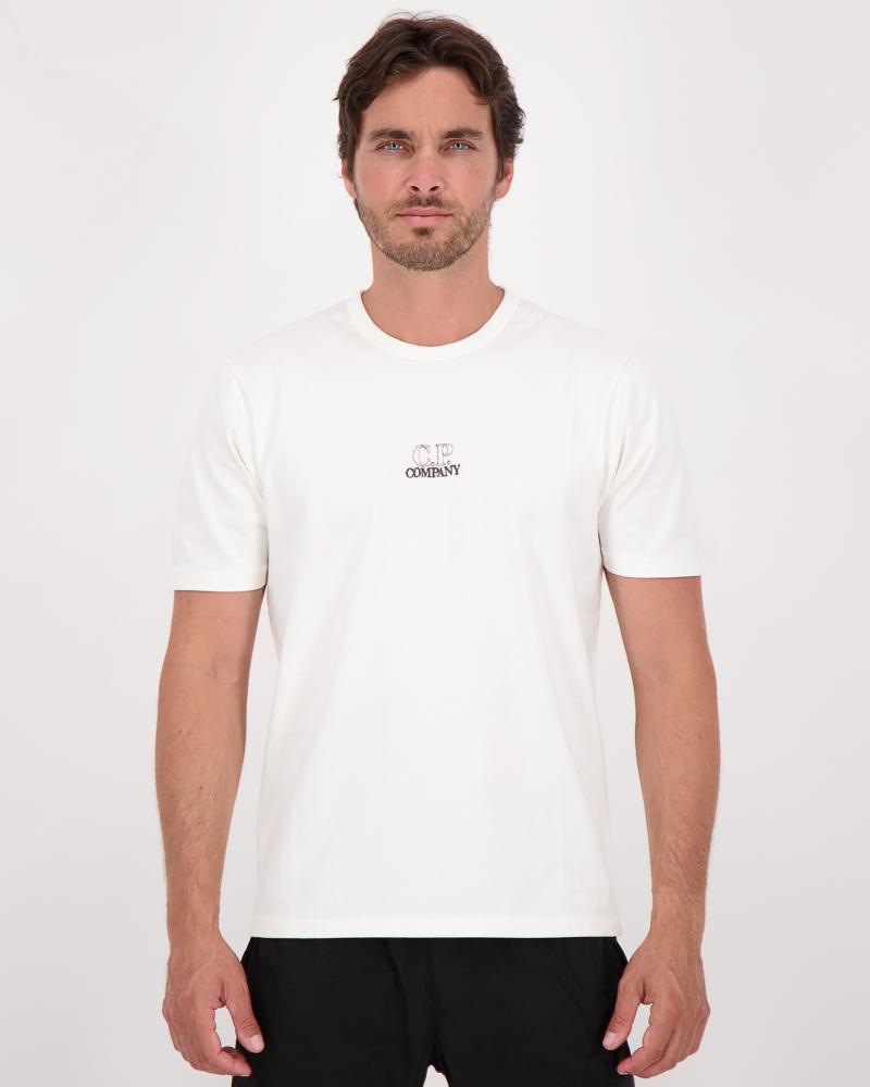 TEE SHIRT CP COMPANY TS099 103 BLANC