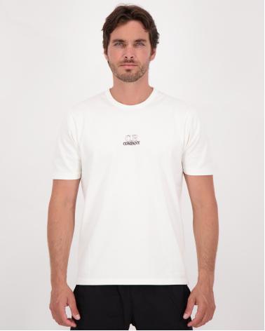 TEE SHIRT CP COMPANY TS099 103 BLANC