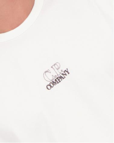 TEE SHIRT CP COMPANY TS099 103 BLANC