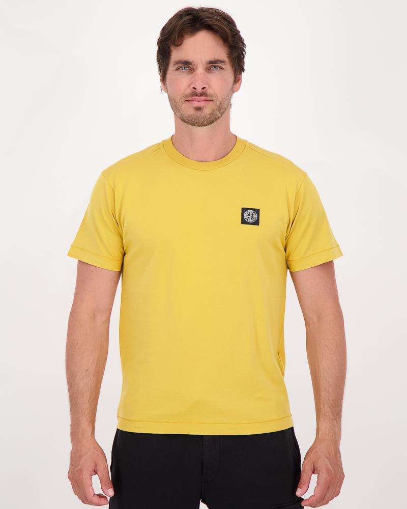 TEE SHIRT STONE ISLAND 4113 0034 MOUTARDE