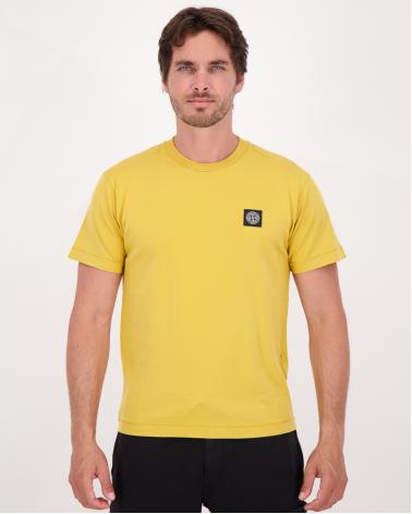 TEE SHIRT STONE ISLAND 4113 0034 MOUTARDE