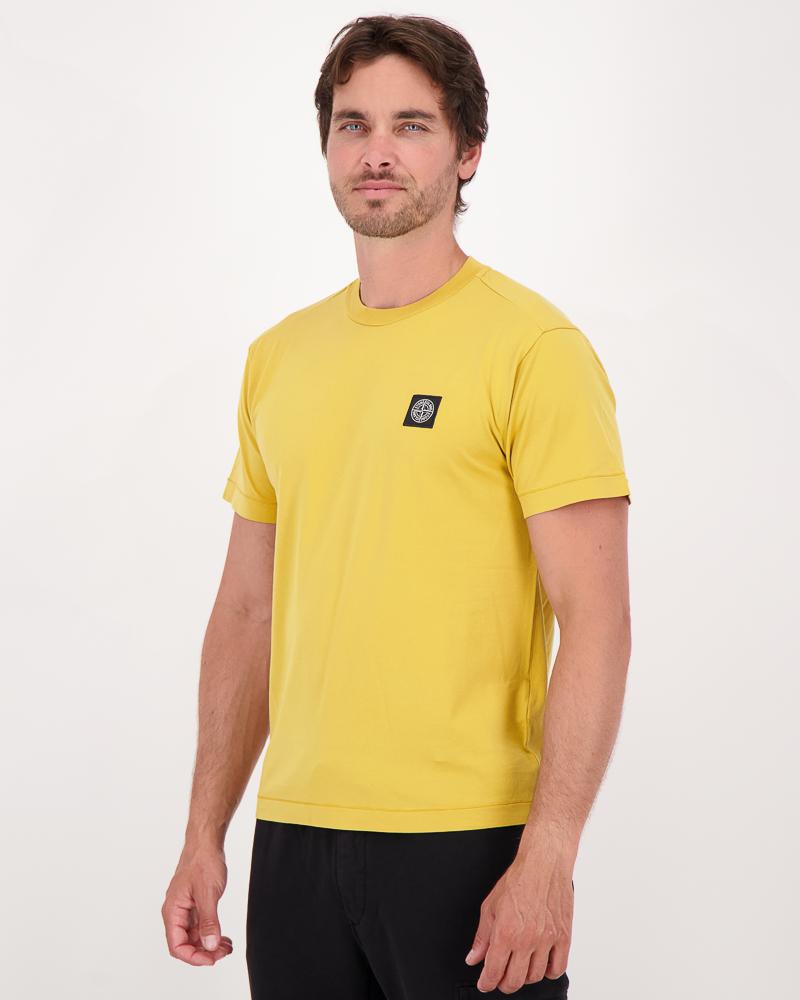 TEE SHIRT STONE ISLAND 4113 0034 MOUTARDE