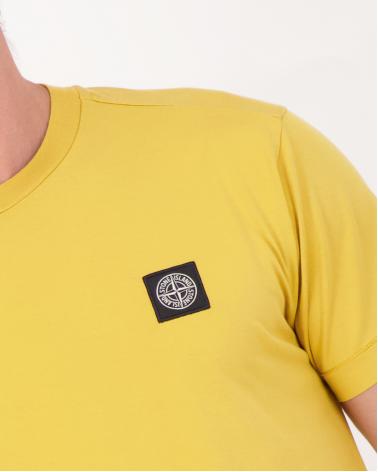 TEE SHIRT STONE ISLAND 4113 0034 MOUTARDE