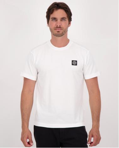 TEE SHIRT STONE ISLAND 4113 0001 BLANC