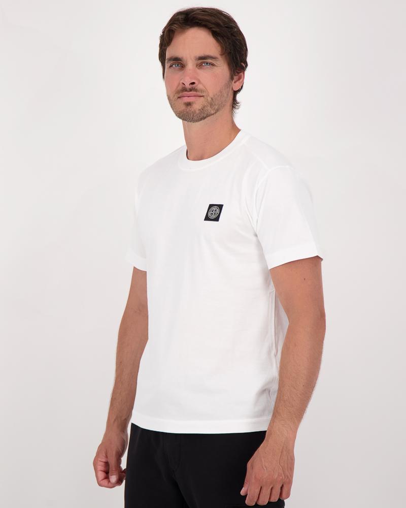 TEE SHIRT STONE ISLAND 4113 0001 BLANC