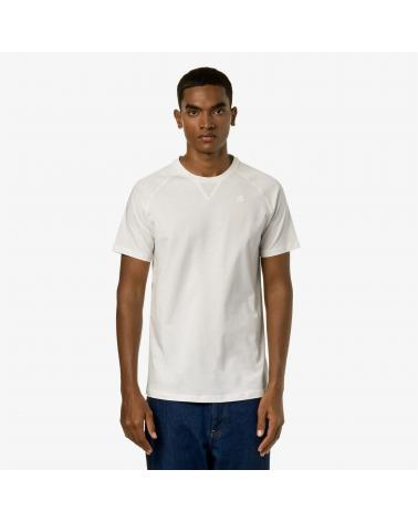 TEE SHIRT K-WAY EDWING BLANC