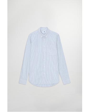 CHEMISE NN07 ARNE RAYURES CIEL