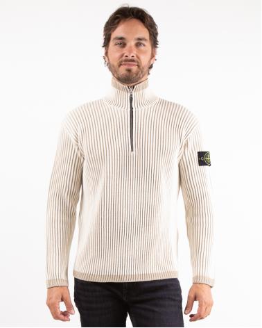 PULL ZIP VANISÉ 516C1 0099 NATUREL