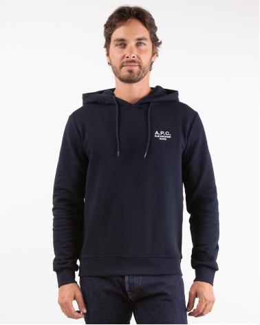 SWEAT A.P.C.HOODIE RUE MADAME  Marine