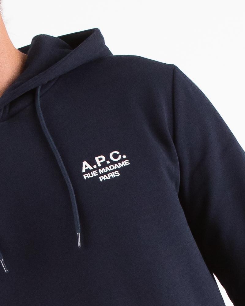 SWEAT A.P.C.HOODIE RUE MADAME  Marine