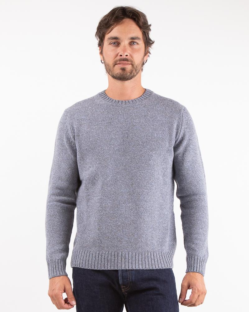 PULL COL ROND SUNHOUSE GRIS