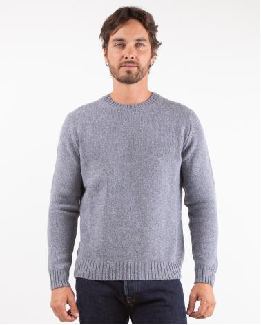 PULL COL ROND SUNHOUSE GRIS