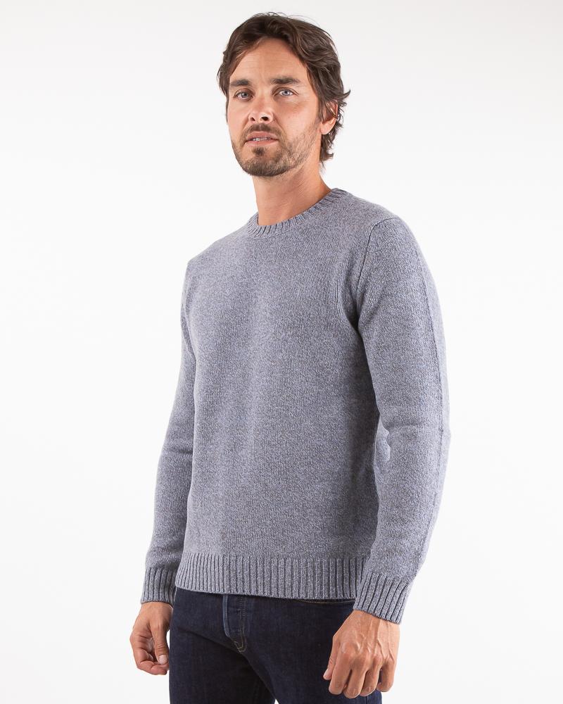 PULL COL ROND SUNHOUSE GRIS