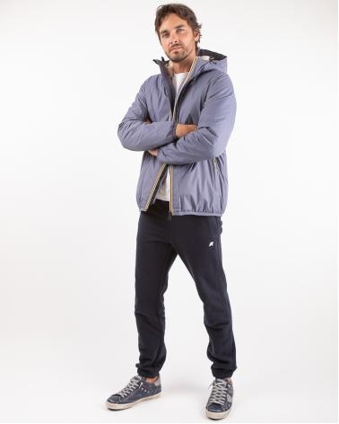 BLOUSON K-WAY LE VRAI 3.0 CLAUDE ORSETTO GREY BLUE AVION