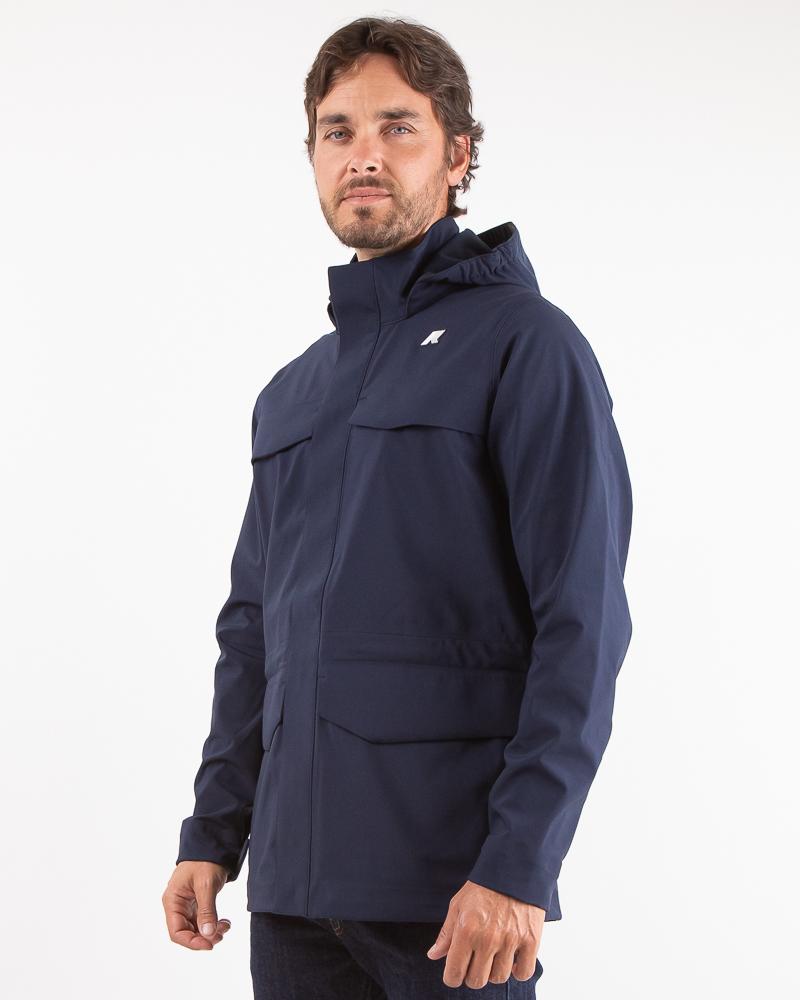 VESTE K-WAY MANPHY BONDED BLUE DEPHT