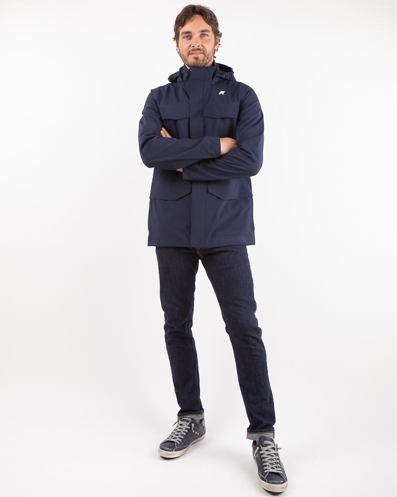 VESTE K-WAY MANPHY BONDED BLUE DEPHT