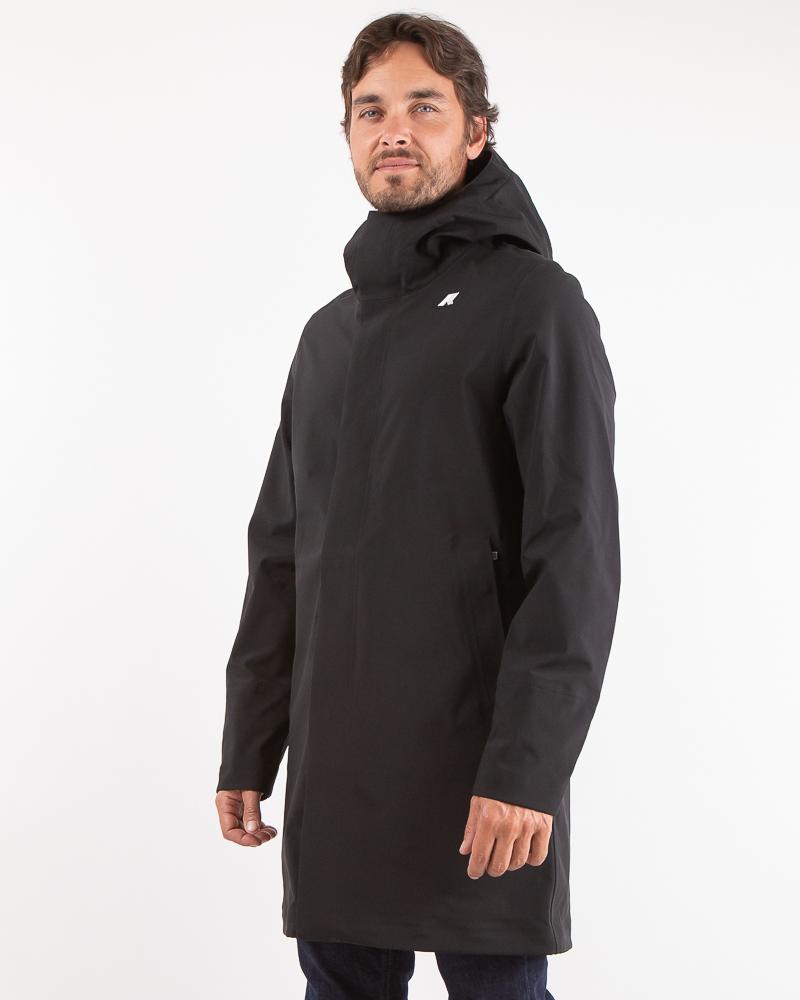 PARKA K-WAY THOMAS BONDED -NOIR