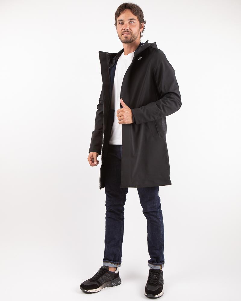 PARKA K-WAY THOMAS BONDED -NOIR