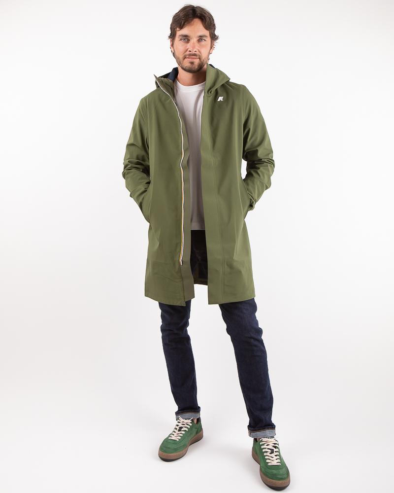 PARKA K-WAY THOMAS BONDED -Green Kaki