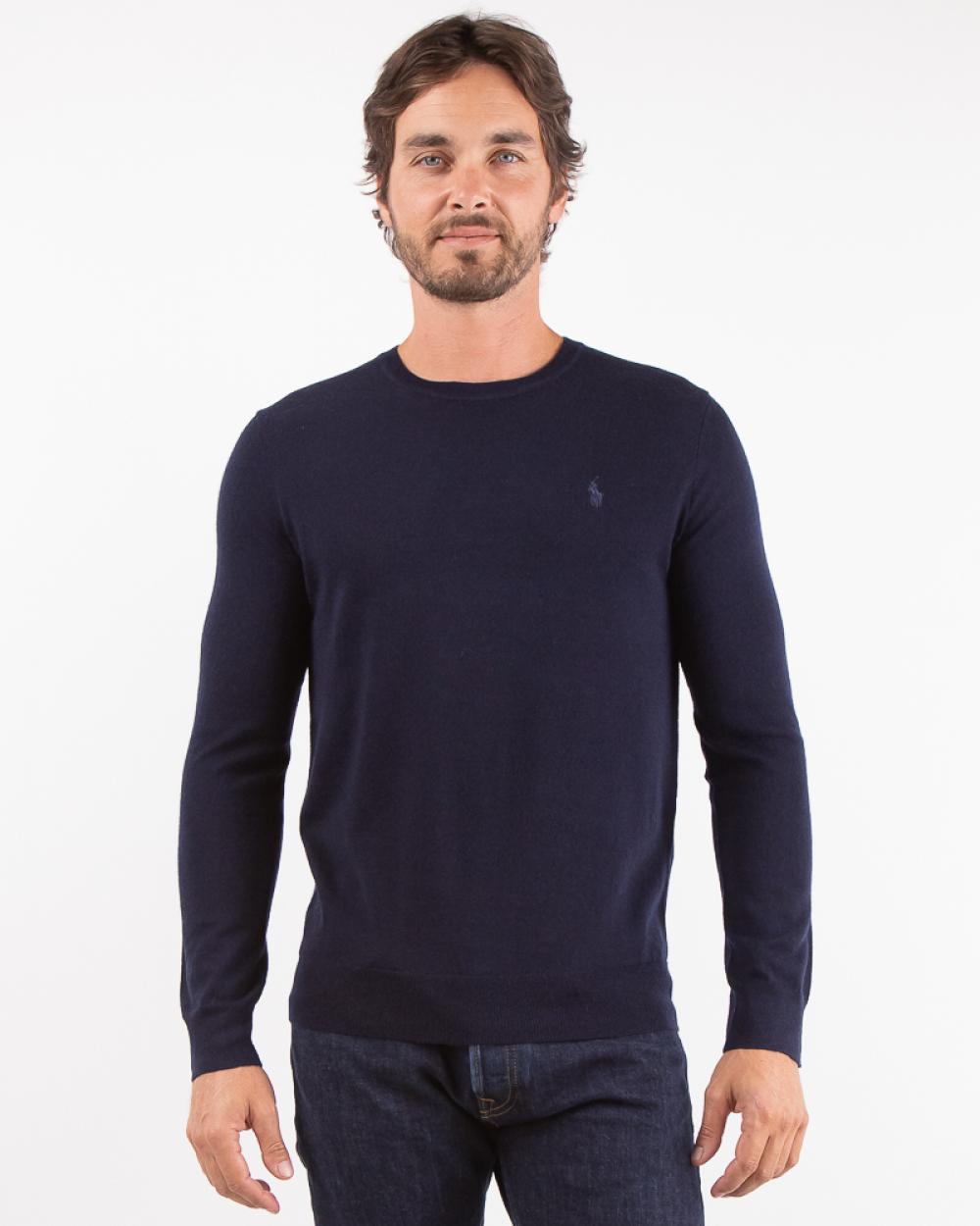 PULL COL ROND RALPH LAUREN MARINE