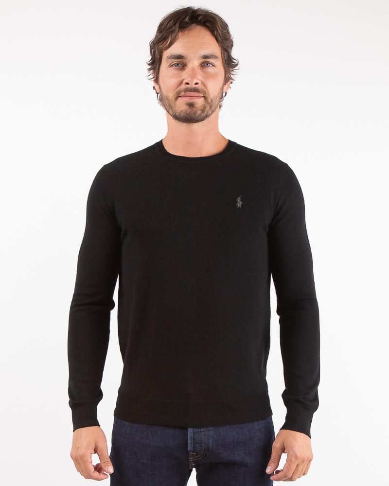 PULL COL ROND RALPH LAUREN NOIR