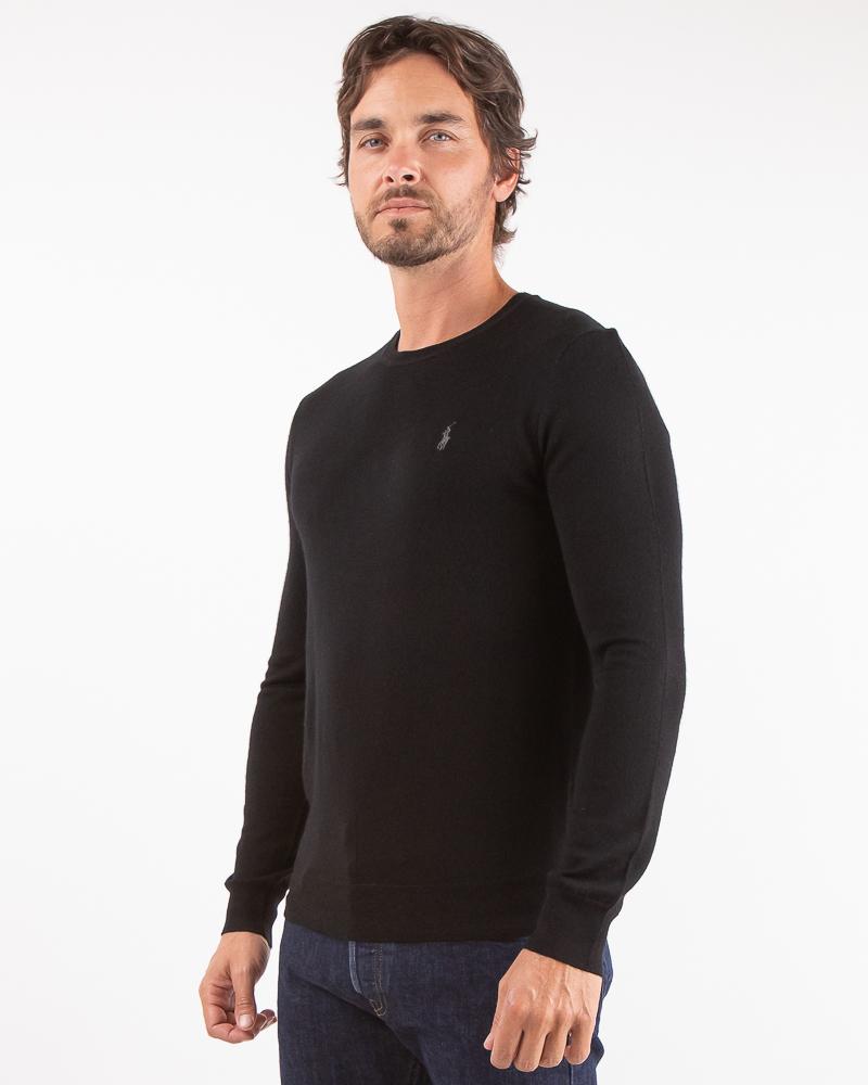 PULL COL ROND RALPH LAUREN NOIR