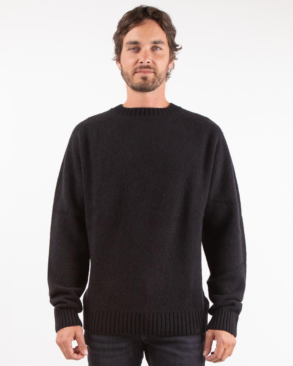 PULL COL ROND SUNHOUSE NOIR