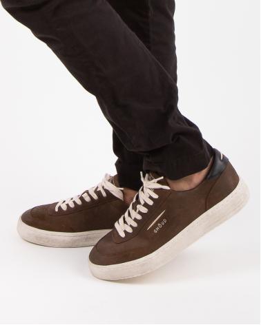 BASKET GHOUD LBLM OS04  SUEDE BROWN