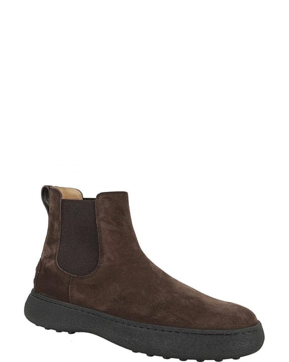 BOOTS TOD'S CHELSEA DAIM  MARRON