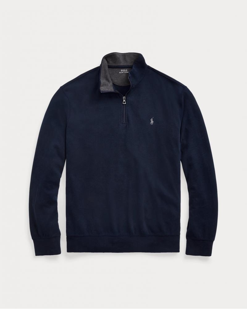 SWEAT RALPH LAUREN DEMI ZIP  MARINE