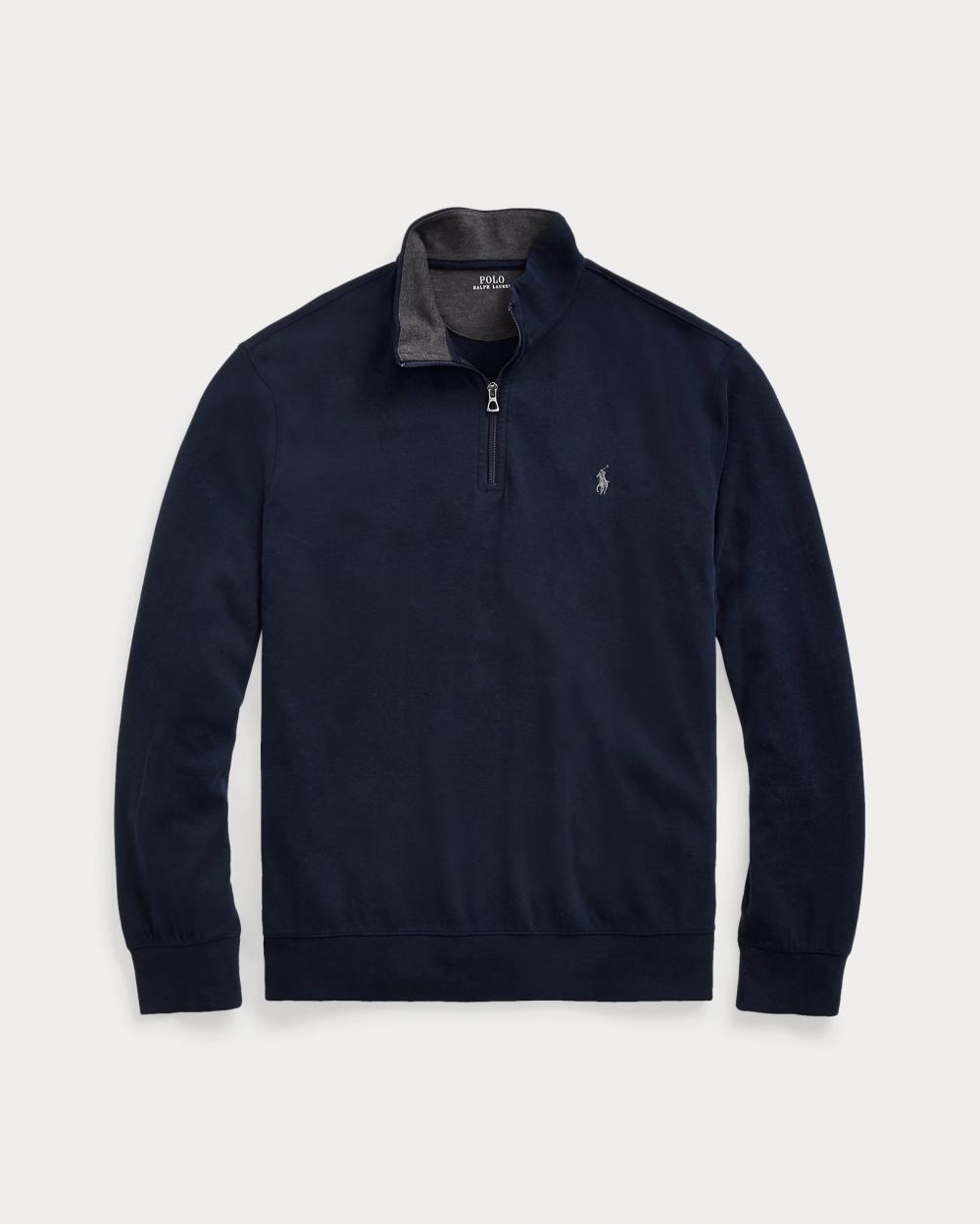 SWEAT RALPH LAUREN DEMI ZIP  MARINE