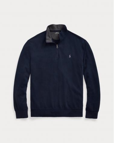 SWEAT RALPH LAUREN DEMI ZIP  MARINE